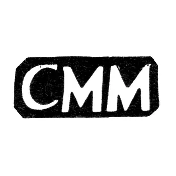 Maker's Mark of Master Möhring Christian Matthias - Tallinn - Initials "CMM" - 1742-1787