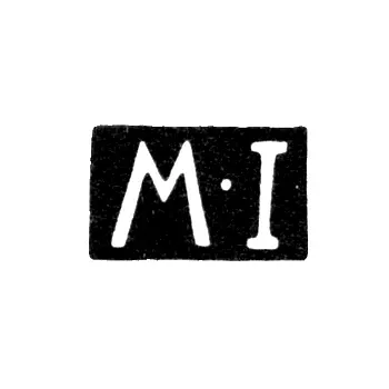 Hallmark of an Unknown Master from Ryazan - Initials "MI" - 1789