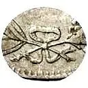 полтина 1843, MW, хвост орла веером, реверс: бант больше