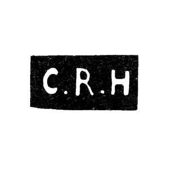 Клеймо неизвестного мастера Пскова - инициалы "C.R.H" - 1881 г.