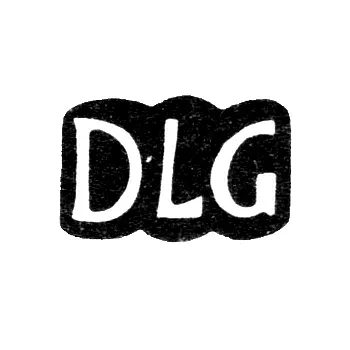 Master's Mark of Lundgren Daniel - Tallinn - Initials "DLG" - 1771-1783