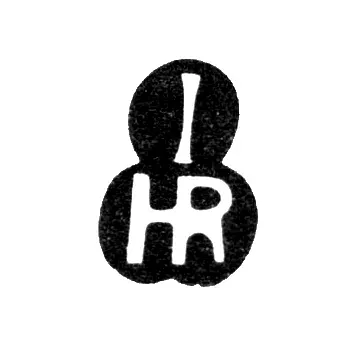 Master's Mark of Ruh Johann Heinrich - Tallinn - initials "IHR" - 1742-1755