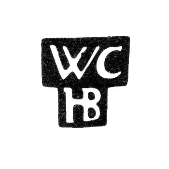 Master's Mark of Hillebrandt Wilhelm Christian - Tallinn - initials "WCHB" - 1758-1780