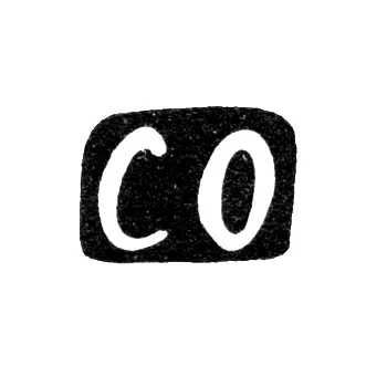 Maker's Mark of Orenius Karl Gottfried - Tartu - Initials "CO" - 1841-1854