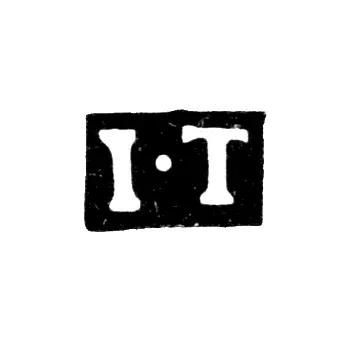 Master's Mark of Ivan Petrov Turkin - Moscow - initials "I-T" - 1771-1777