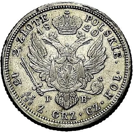 2 злотых 1820, IP