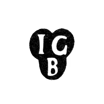 Master's Mark of Johann Grünberg - Riga - Initials "IGB"