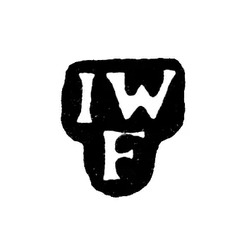 Maker's Mark of Master Feierbach Johann Wendel - Leningrad - initials "IWF"
