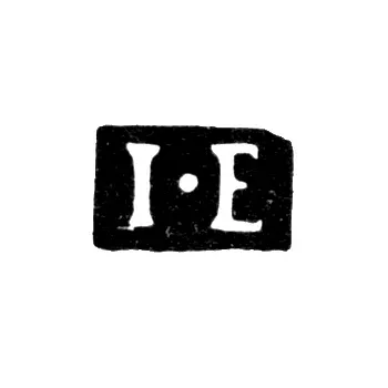 Клеймо мастера Ефимов И. - Москва - инициалы "I-E" - 1790-1814 гг.