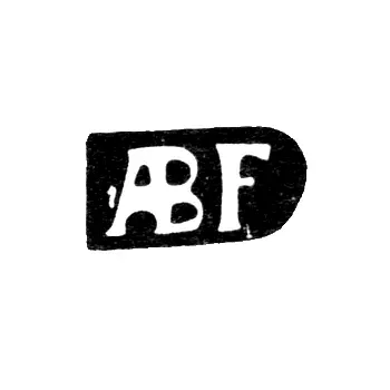 Master's Mark of Andreas Brachfeld - Riga - Initials "ABF"