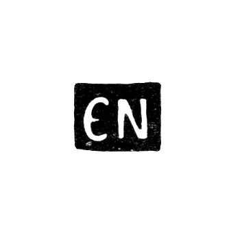 Hallmark of an Unknown Master from Pskov - Initials "CN" - 1774