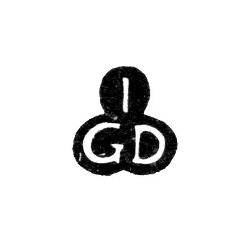 Maker's Mark of Master Dehio Johann Gottfried - Tallinn - Initials "IGD" - 1771-1790