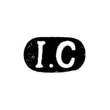 Hallmark of an Unknown Moscow Master - Initials "I.C" - 1877-1908