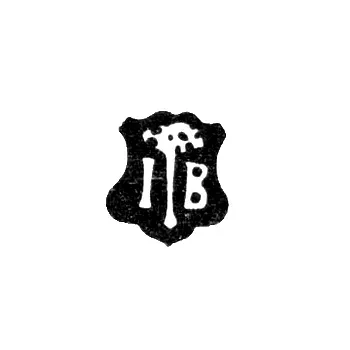 Master's Mark of Berend Johann - Riga - Initials "IB" - 1696-1704