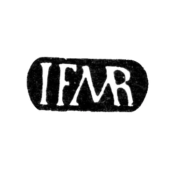 Maker's Mark of Master Möhring Johann Friedrich - Tallinn - Initials "IFMR" - 1795-1816