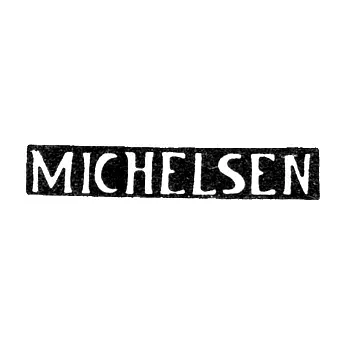 Master's Mark of Leopold Eduard Michelsen - Tallinn - initials "MICHELSEN" - 1847-1888