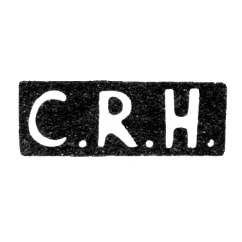 Hallmark of an Unknown Riga Master - Initials "C.R.H." - Last Quarter of the 19th Century