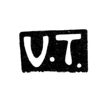 Master's Mark of Tiido V. - Tartu - Initials "VT" - 1924-1940