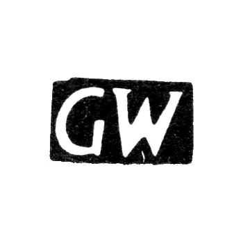 Клеймо мастера Вейс Густав - Таллин - инициалы "GW" - 1791-1818 гг.