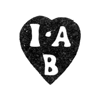 Клеймо неизвестного мастера Москвы - инициалы "I-A B" - 1744 г.