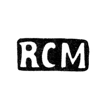 Hallmark of an Unknown Riga Master - Initials "RCM" - 1882