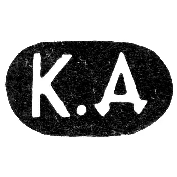Hallmark of an Unknown Moscow Master - Initials "K.D" - 1824-1834