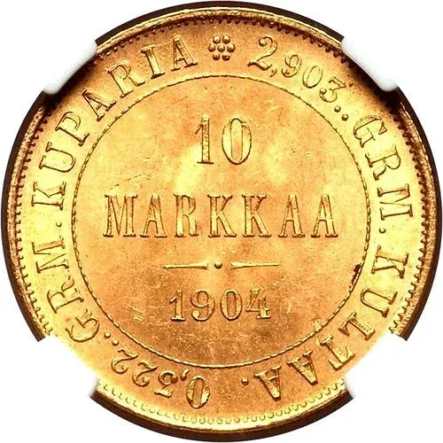10 марок 1904, L