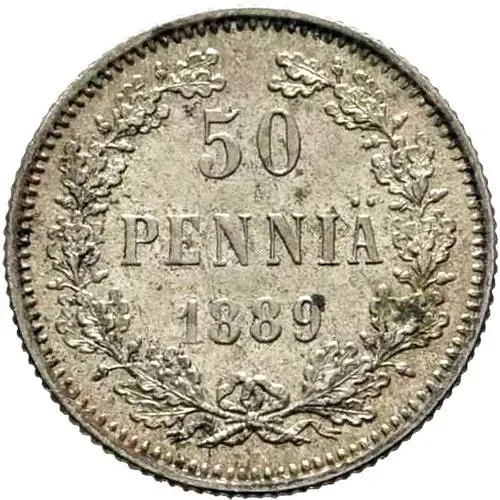 50 пенни 1889, L