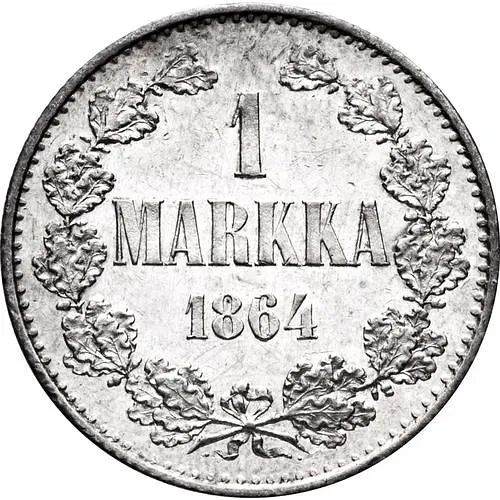 1 марка 1864, S