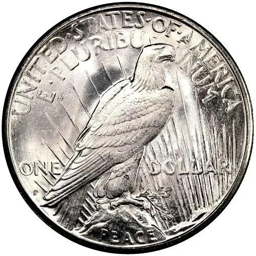 1 доллар 1922, S, мирный доллар [США]