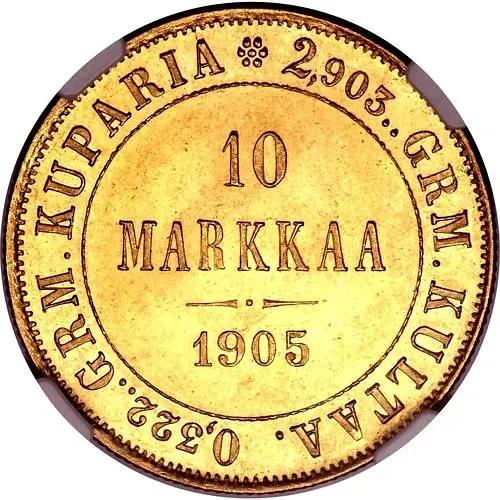 10 марок 1905, L
