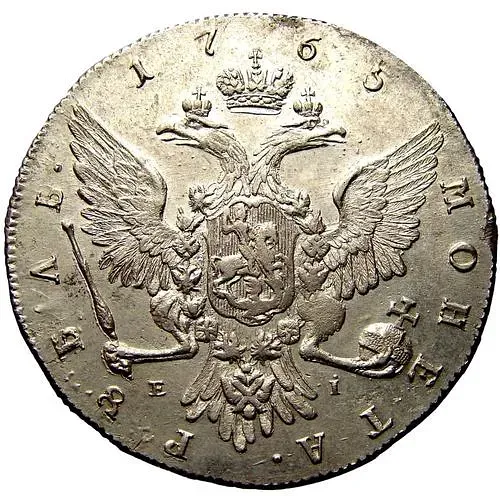 1 Ruble 1765, MMD-TI-EI