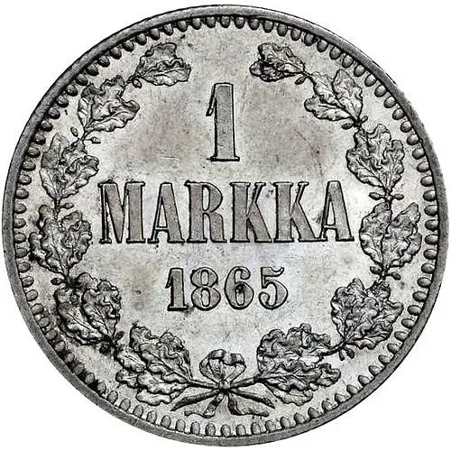 1 марка 1865, S