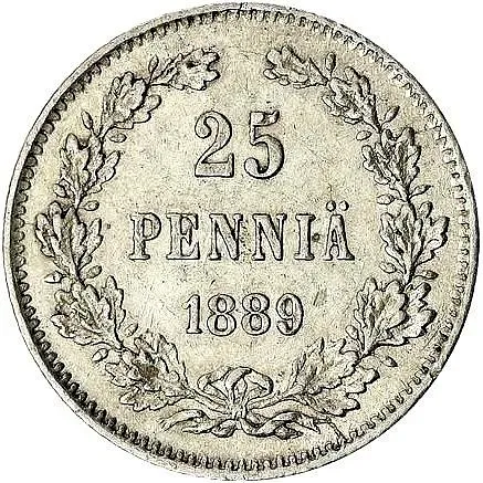 25 пенни 1889, L