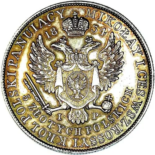 5 злотых 1834, IP