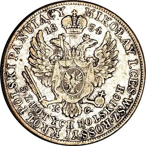 5 злотых 1834, KG