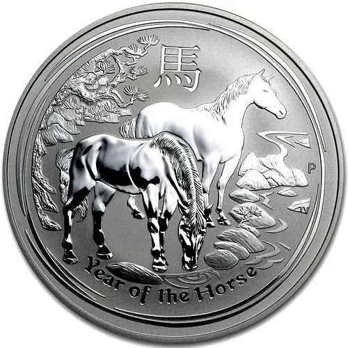 1 доллар 2014, P, год лошади [Австралия]