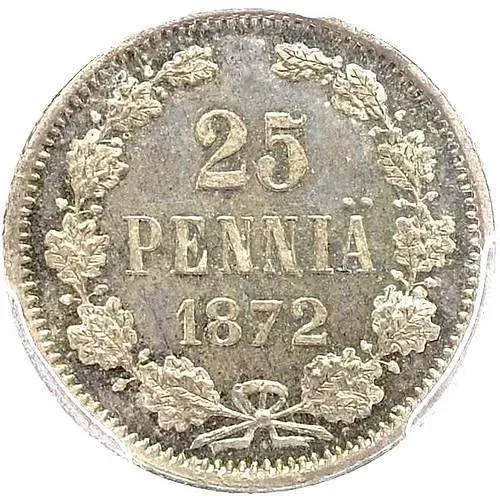 25 пенни 1872, S