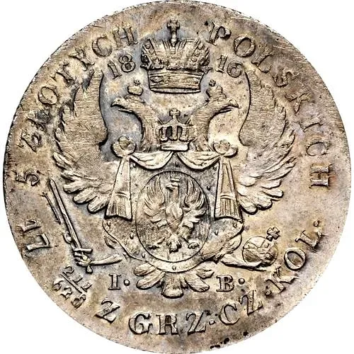 5 злотых 1816, IB