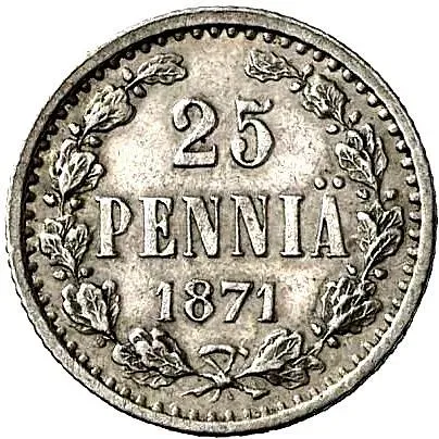 25 пенни 1871, S