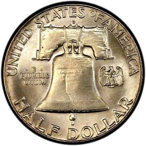 50 центов 1963, D, знак монетного двора "D" - Денвер [США]