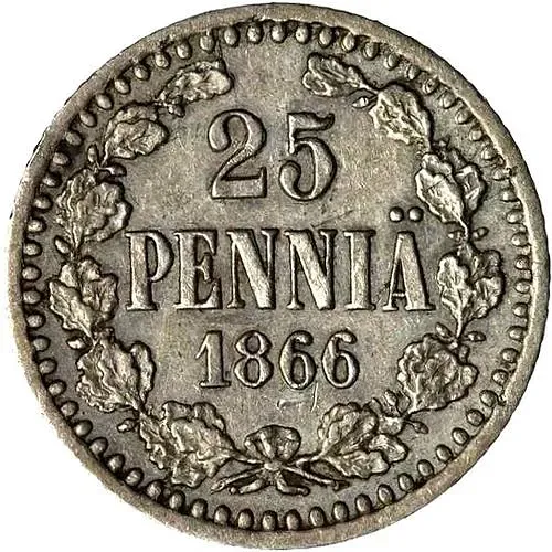 25 пенни 1866, S