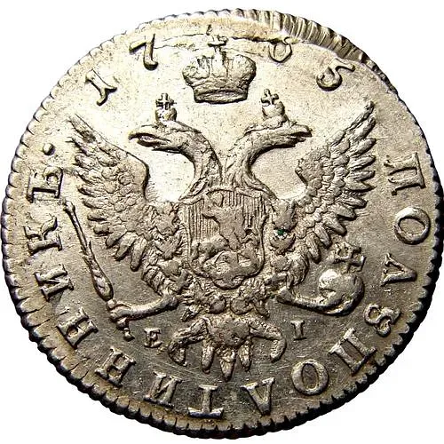 полуполтинник 1765, ММД-ТI-EI