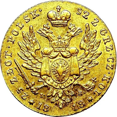 25 злотых 1818, IB