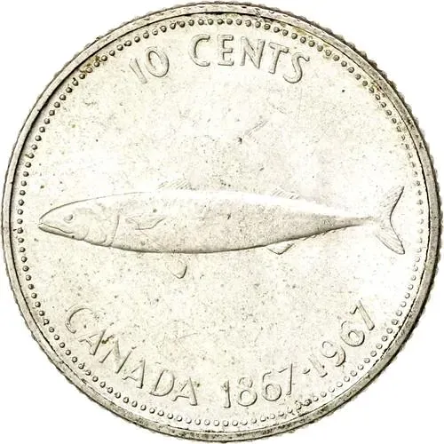 10 центов 1967, 100 лет Конфедерации Канада [Канада]