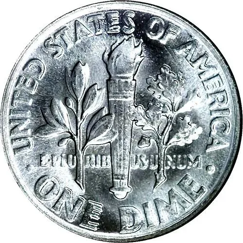 10 центов 1960, без обозначения монетного двора [США]