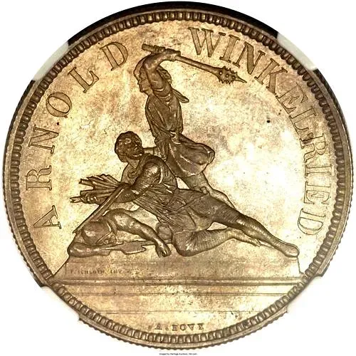 5 франков 1861, фестиваль, г. Нидвальден [Швейцария]