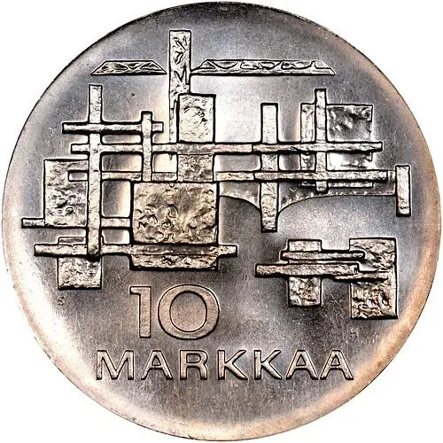 10 марок 1967, SH, 50 лет независимости [Финляндия]