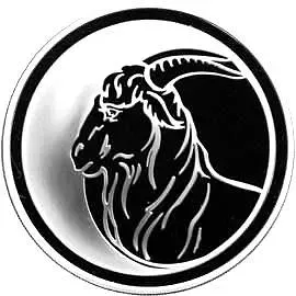 3 рубля 2003, ММД, коза Proof