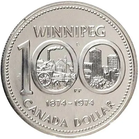 1 доллар 1974, Виннипег [Канада]